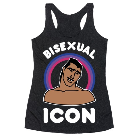 Bisexual Icon Racerback Tank Top