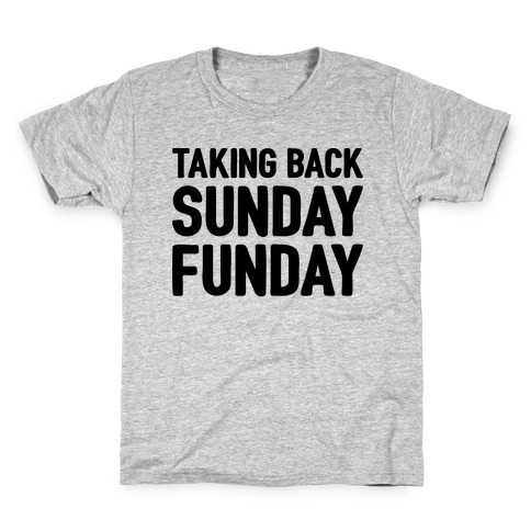 Taking Back Sunday Funday Parody Kids T-Shirt