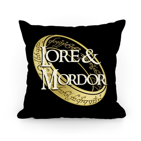 Lore and Mordor Pillow