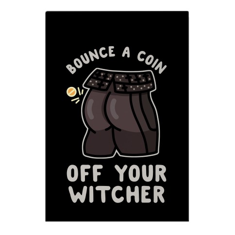 Bounce a Coin Off Your Witcher Garden Flag