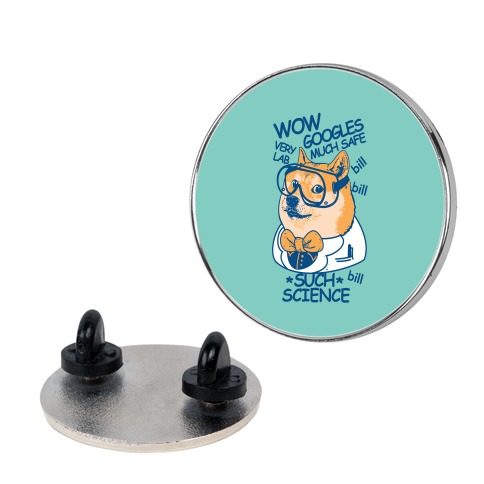 Science Doge Pin