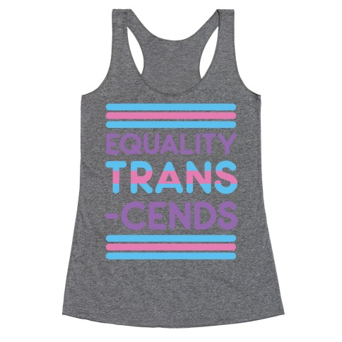 Equality Trans-cends Racerback Tank Top