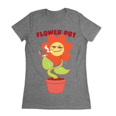Flower pot Womens T-Shirt