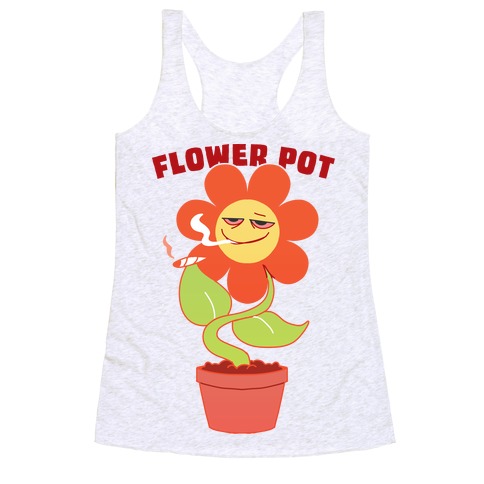 Flower pot Racerback Tank Top