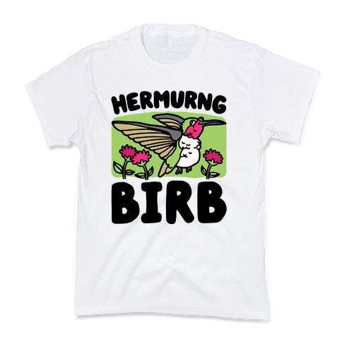Hermurng Birb Derpy Hummingbird Kids T-Shirt