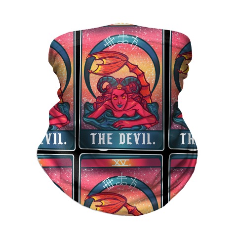 The Devil Siren Tarot Neck Gaiter