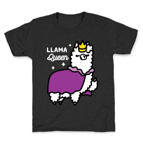 Llama Queen Kids T-Shirt