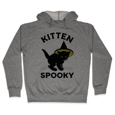 Kitten Spooky Hooded Sweatshirt