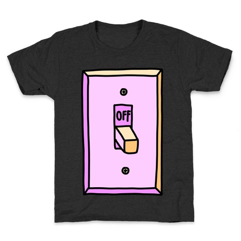 Off Light Switch Kids T-Shirt