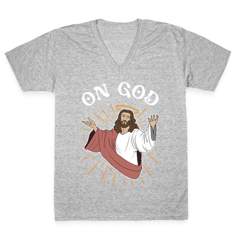 On God V-Neck Tee Shirt