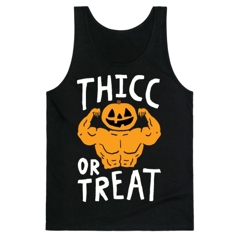 Thicc Or Treat Halloween Tank Top