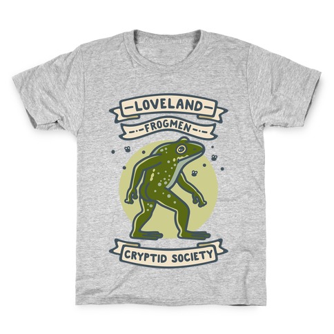 Loveland Frogmen Cryptid Society Kids T-Shirt