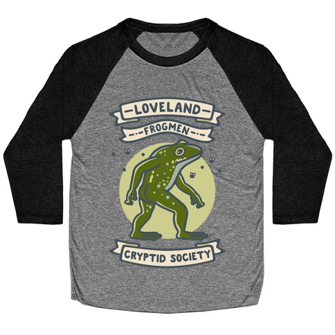 Loveland Frogmen Cryptid Society Baseball Tee