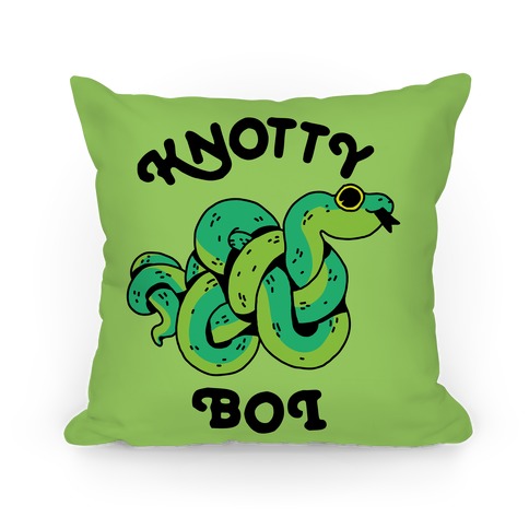 Knotty Boi Snake Pillow