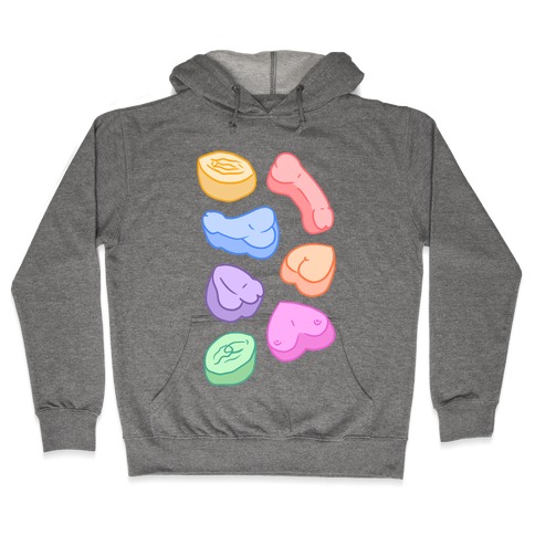 Candy Parts (NSFW Valentine) Hooded Sweatshirt