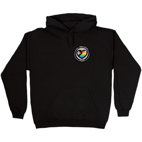 All Inclusive Pride Patch Hooded Sweatshirt