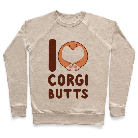 I Heart Corgi Butts Pullover