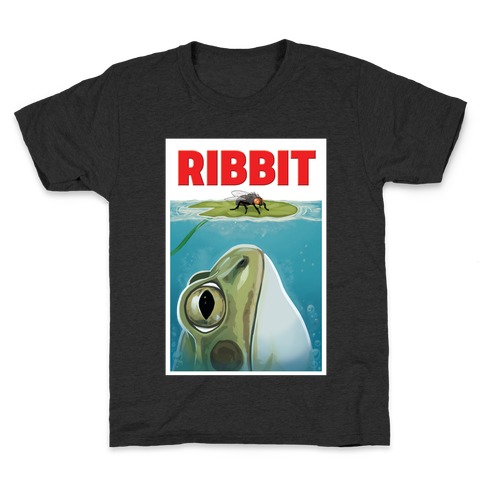 Ribbit Jaws Parody Kids T-Shirt