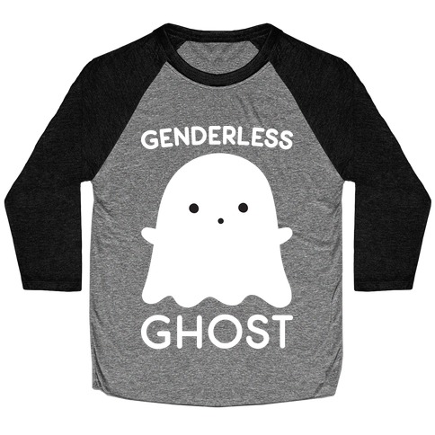 Genderless Ghost Baseball Tee