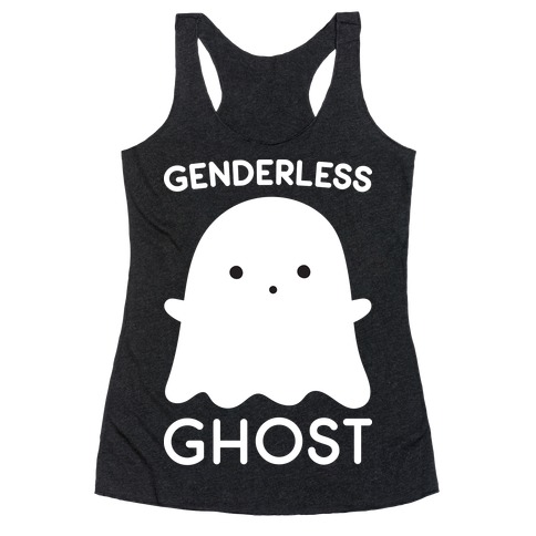 Genderless Ghost Racerback Tank Top