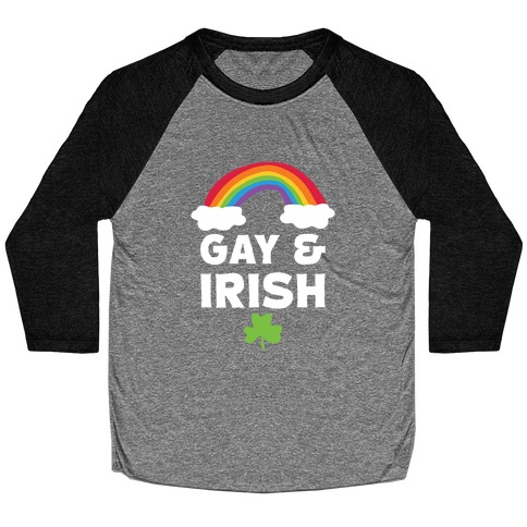 Gay & Irish Baseball Tee