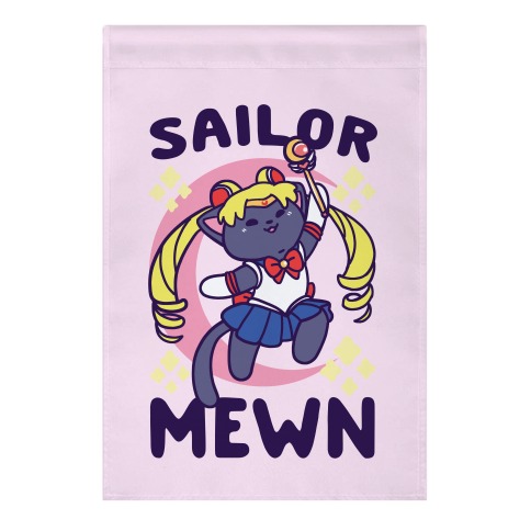 Sailor Mewn  Garden Flag