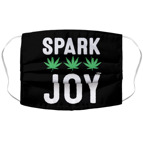 Spark Joy Weed Accordion Face Mask