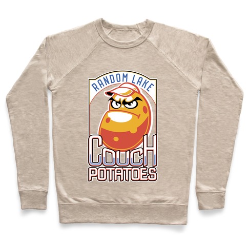 Couch Potatoes Fake Sports Team Pullover