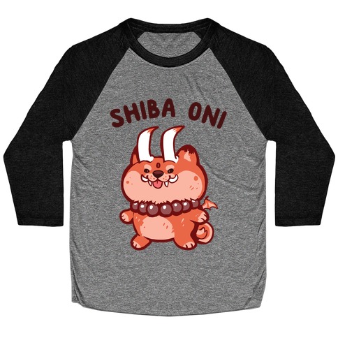 Shiba Oni Baseball Tee