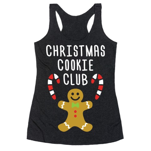 Christmas Cookie Club Racerback Tank Top