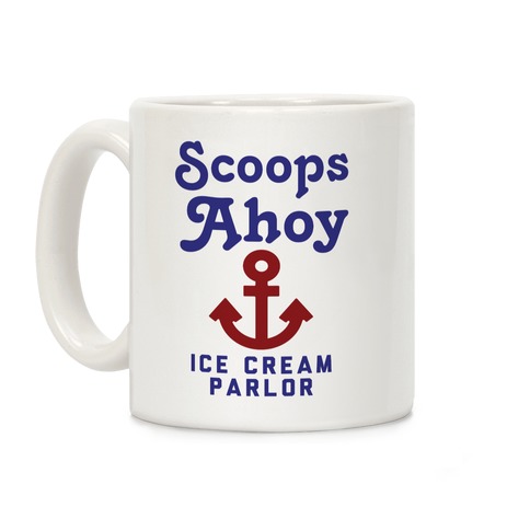 Scoops Ahoy Logo Parody Coffee Mug
