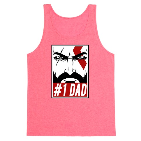#1 Dad: Kratos Tank Top