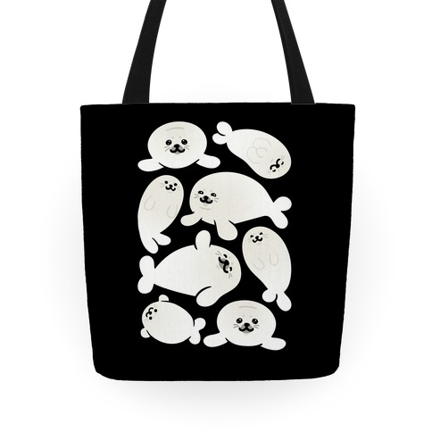 Baby Seals Pattern Study Tote