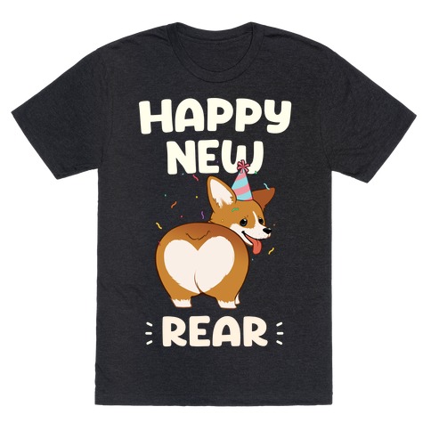Happy New Rear T-Shirt