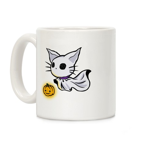 Ghost Cat Coffee Mug