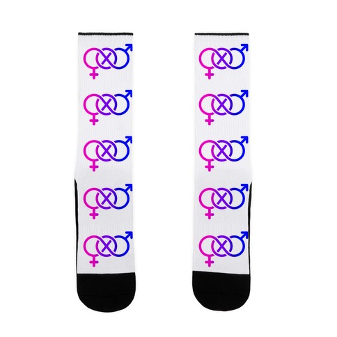 Bi Symbol Sock
