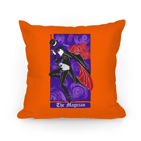 Tuxedo Mask The Magician Tarot Card Pillow