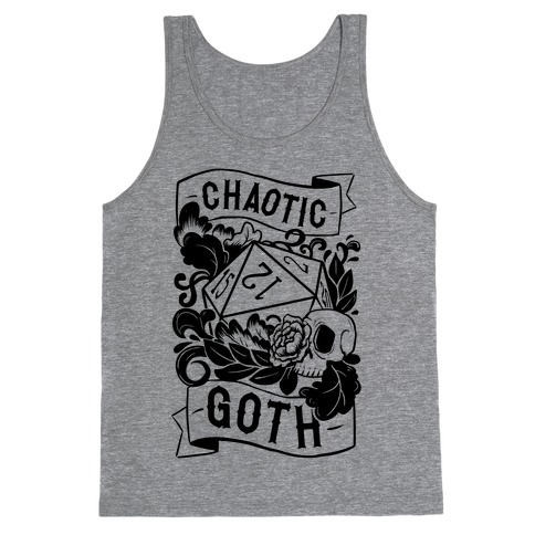 Chaotic Goth Tank Top