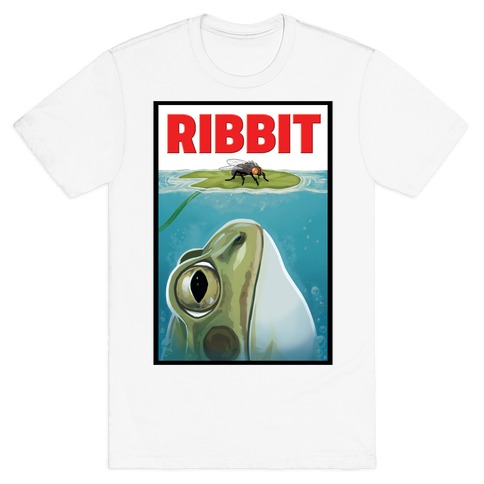Ribbit Jaws Parody T-Shirt