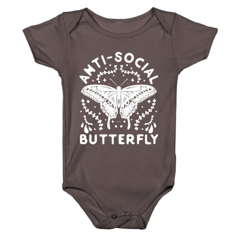 Anti-Social Butterfly Baby One-Piece