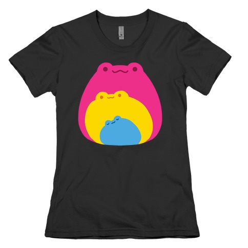Frogs In Frogs In Frogs Pansexual Pride Womens T-Shirt