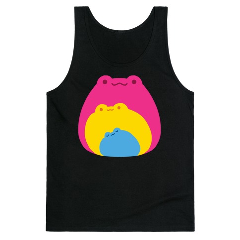 Frogs In Frogs In Frogs Pansexual Pride Tank Top