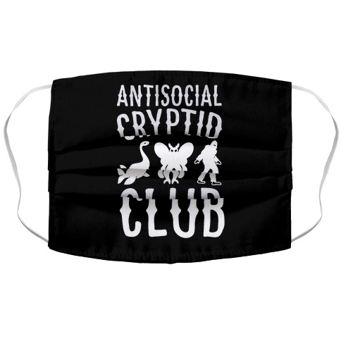 Antisocial Cryptid Club Accordion Face Mask