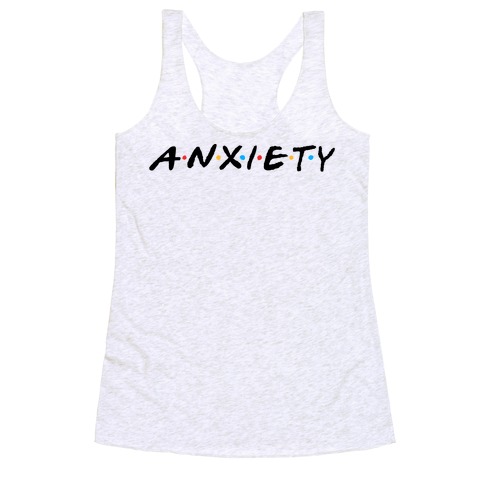 Anxiety Acquaintances Racerback Tank Top