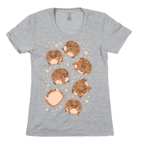 Desert Rain Frog Pattern Womens T-Shirt