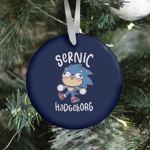 Derpy Sonic Sernic Hadgehorg Ornament