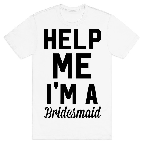 bridesmaid printed t shirts