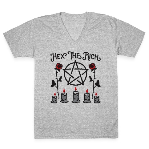 Hex The Rich V-Neck Tee Shirt
