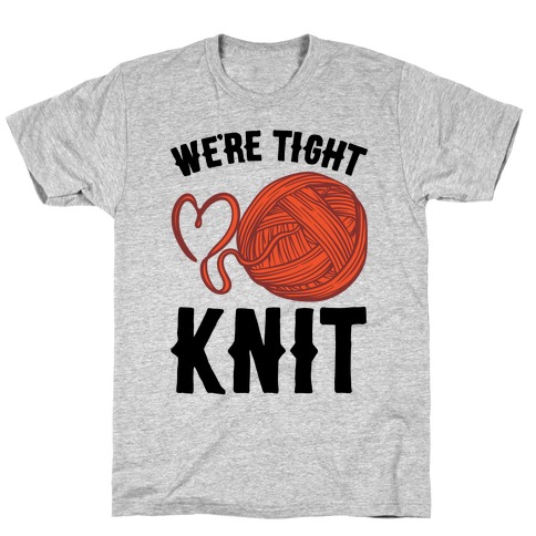 We're Tight Knit (Red Yarn) Pairs Shirt T-Shirt