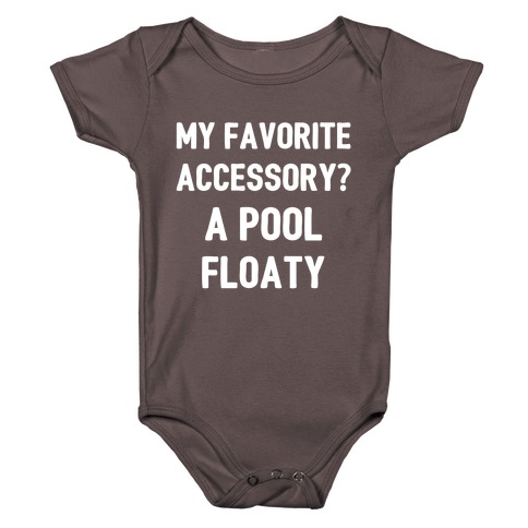 My Favorite Accessory? A Pool Floaty Baby One-Piece